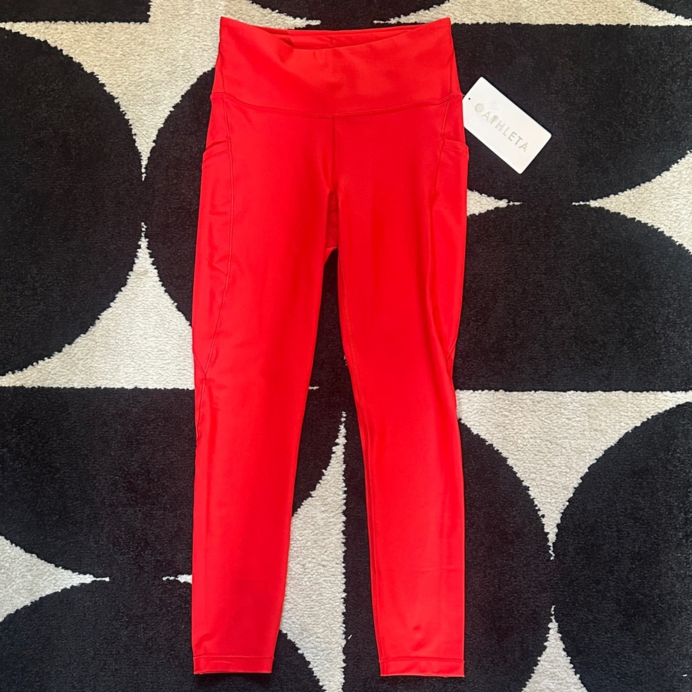 Athleta Cardinal Interval Stash Tight